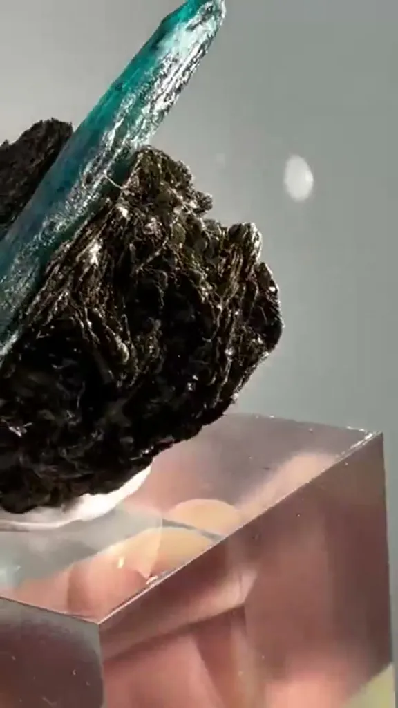 Ocean Kyanite, a vibrant teal-colored variety of Kyanite, is exclusively… - image 2
