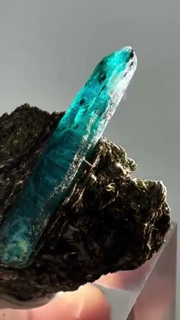 Ocean Kyanite, a vibrant teal-colored variety of Kyanite, is exclusively… - image 3