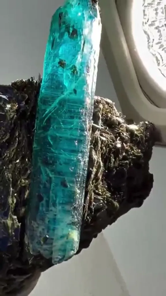 Ocean Kyanite, a vibrant teal-colored variety of Kyanite, is exclusively… - image 4