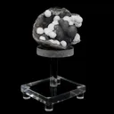 Okenite Balls on MM Quartz Natural Mineral Specimen - image 3