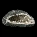 Okenite Big Puffballs Inside Chalcedony Geode Natural Mineral Specimen - image 3