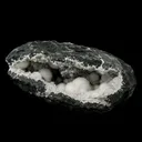 Okenite Big Puffballs Inside Chalcedony Geode Natural Mineral Specimen - image 3