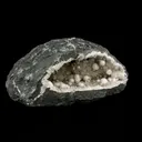 Okenite Big Puffballs Inside Chalcedony Geode Natural Mineral Specimen - image 2