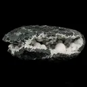 Okenite Big Puffballs Inside Chalcedony Geode Natural Mineral Specimen - image 1