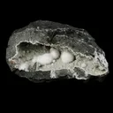 Okenite Big Puffballs Inside Chalcedony Geode Natural Mineral Specimen - image 2