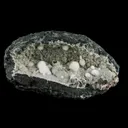 Okenite Big Puffballs Inside Chalcedony Geode Natural Mineral Specimen - image 1