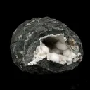 Okenite Big Puffballs Inside Geode Natural Mineral Specimen - image 4