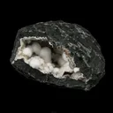 Okenite Big Puffballs Inside Geode Natural Mineral Specimen - image 3