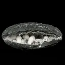 Okenite Big Puffballs with Gyrolite in Geode Natural Mineral Specimen - image 1