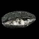 Okenite Big Puffballs with Gyrolite in Geode Natural Mineral Specimen - image 4