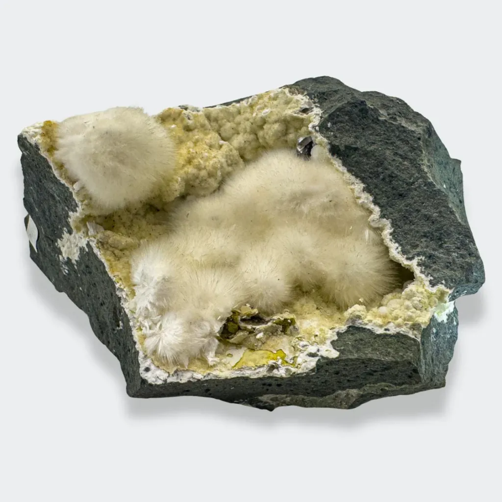 Okenite from India, Maharashtra, Pune Division, Pune District image