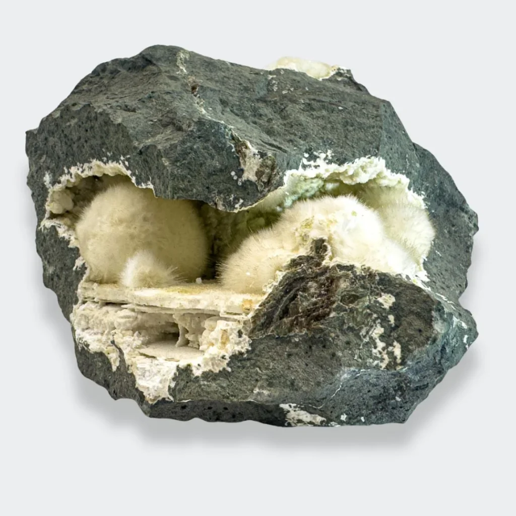 Okenite from Pune District, Pune Division, Maharashtra, India - image 3
