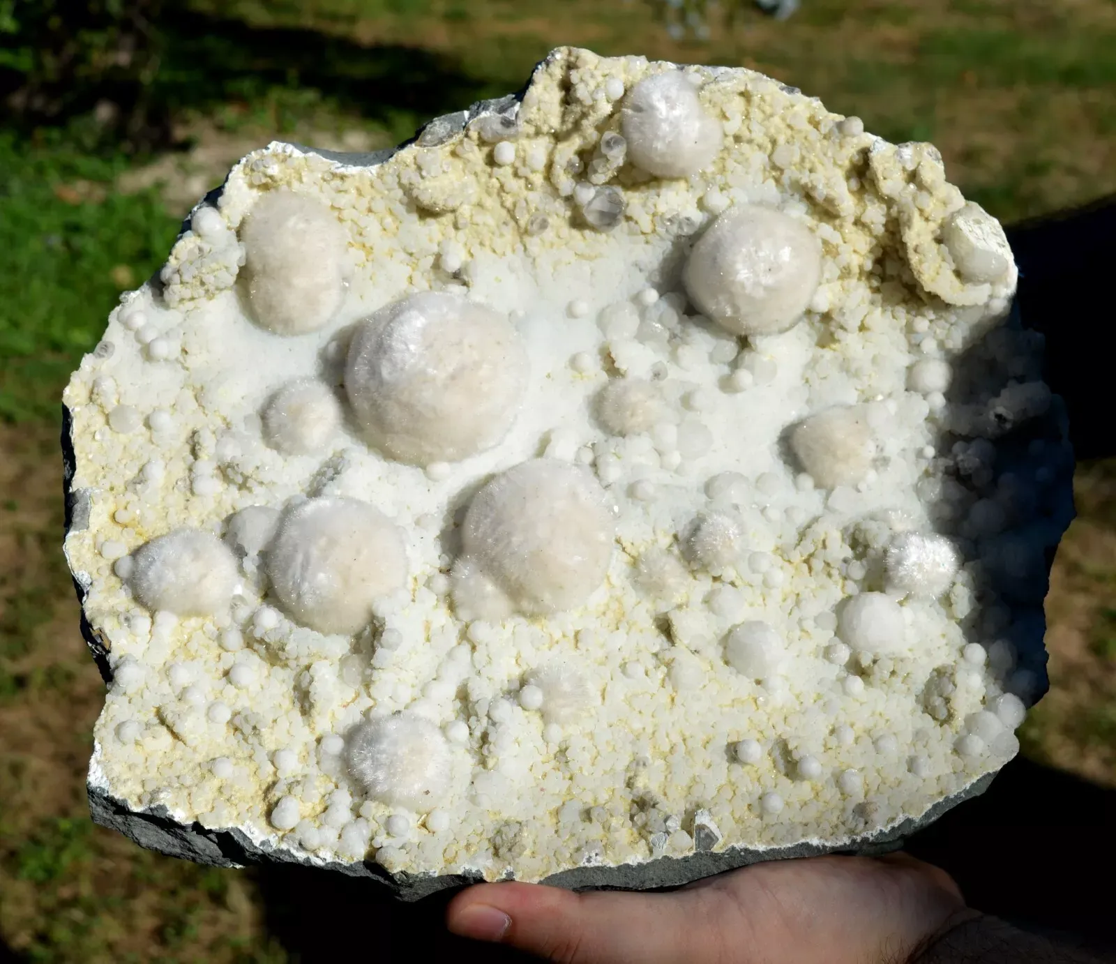 Okenite Prehnite Gyrolite 9340 grams - Malad Quarry Mumbai Maharashtra, India - image 2