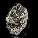 Okenite Small Puffballs on MM Quartz Natural Mineral Specimen - image 2
