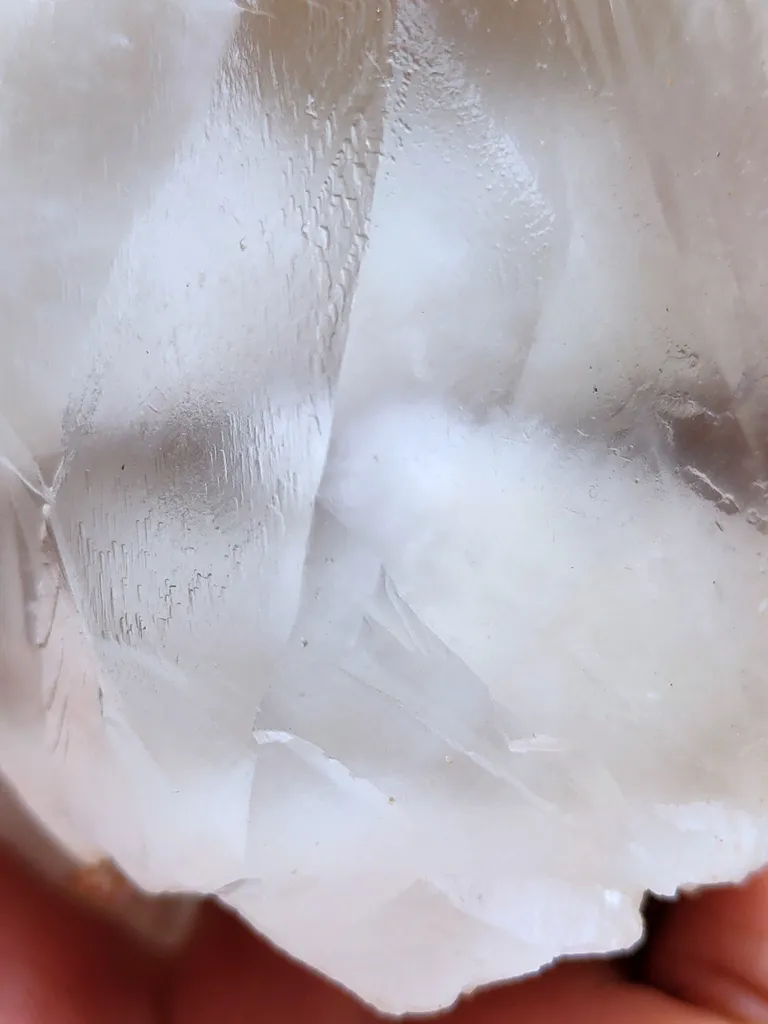 Okenite Tree 🌲 in Calcite. Phantom Calcite, - image 3