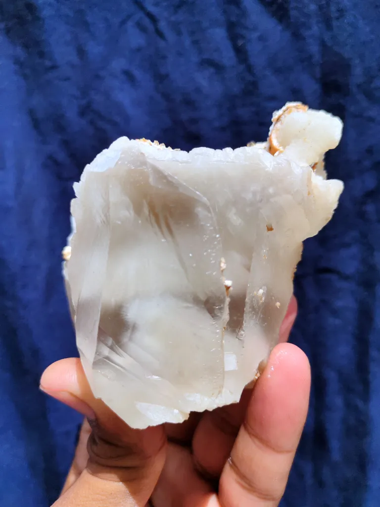 Okenite Tree 🌲 in Calcite. Phantom Calcite, - image 5