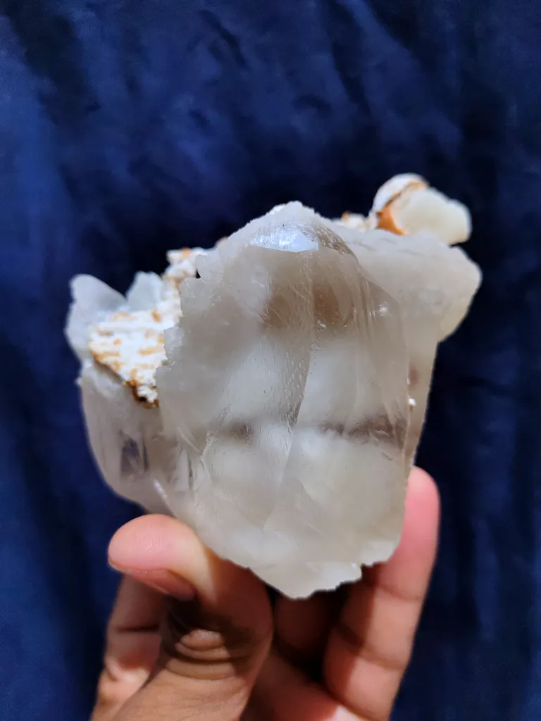 Okenite Tree 🌲 in Calcite. Phantom Calcite, - image 2