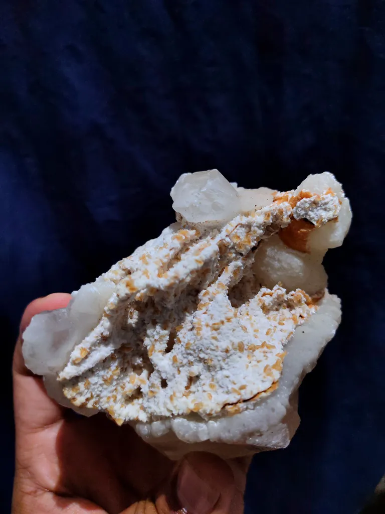 Okenite Tree 🌲 in Calcite. Phantom Calcite, - image 8
