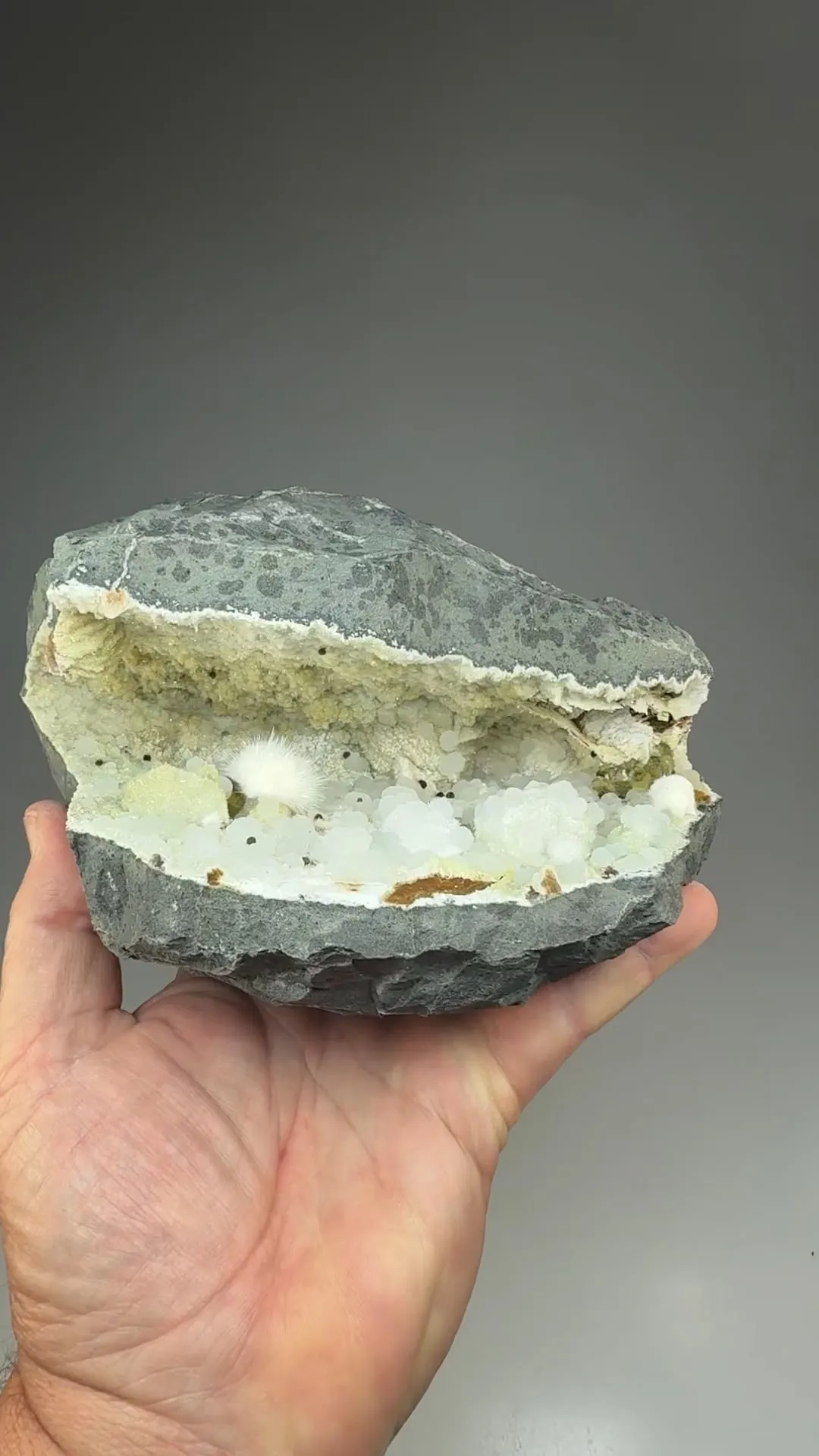 Okenite with Prehnite - image 2