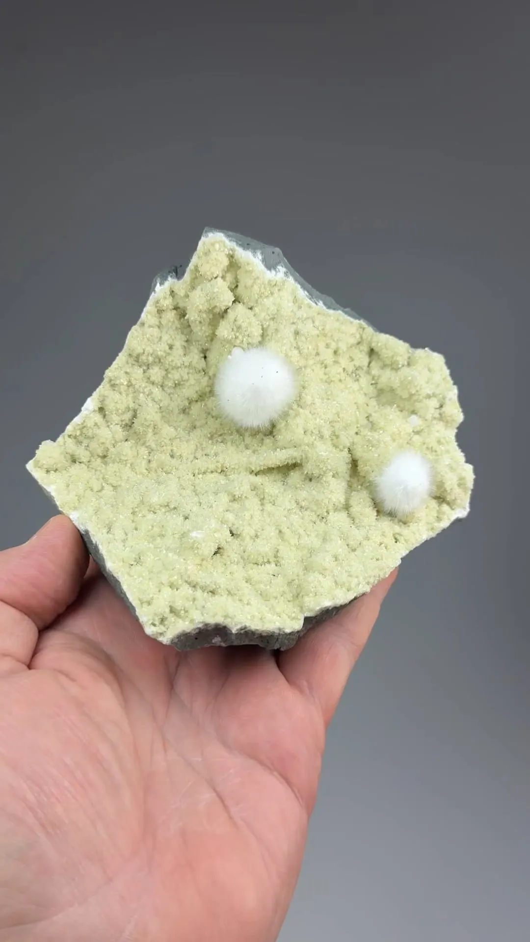 Okenite with Quartz - image 2