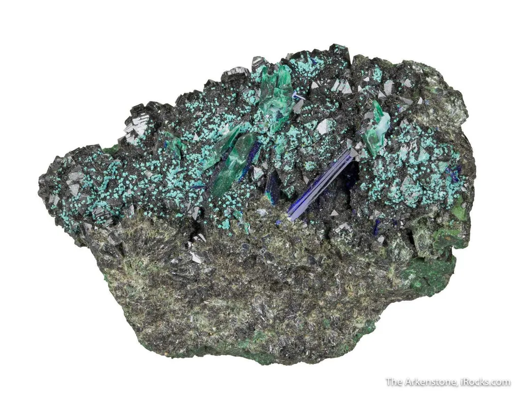 Olivenite, Azurite, Malachite - image 2
