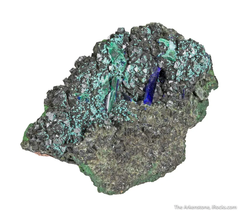 Olivenite, Azurite, Malachite - image 4
