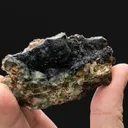 Olivenite from Wheal Unity, St Day, Gwennap, Cornwall, England, UK - image 1