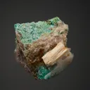 Olivenite on Ajoite - image 3