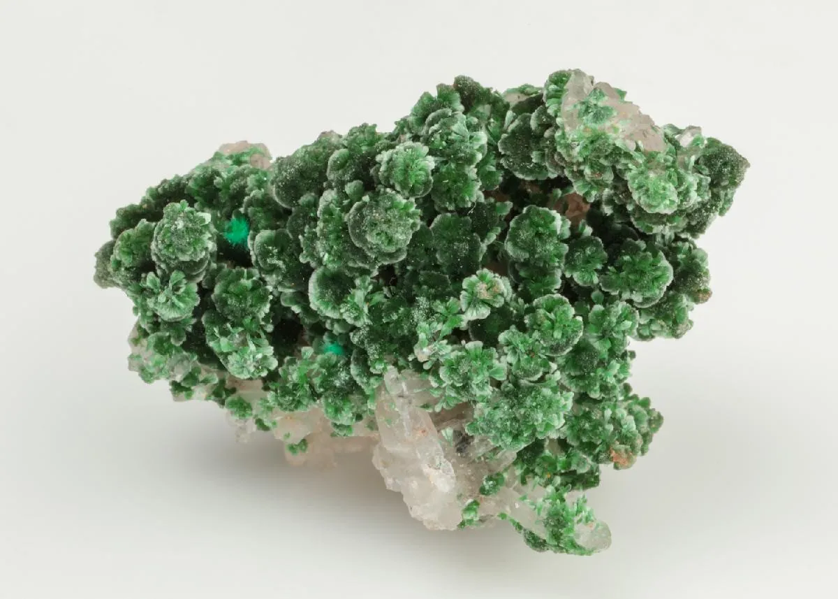 Olivenite on Quartz - image 1