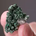Olivenite on Quartz - image 2