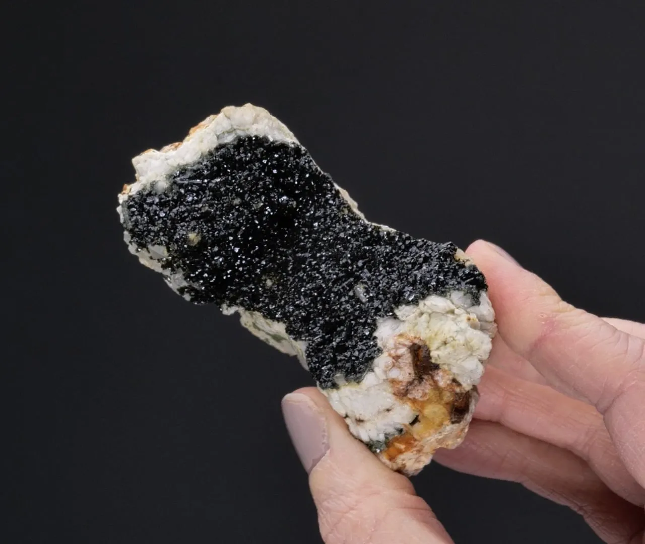 Olivenite on Quartz - image 2