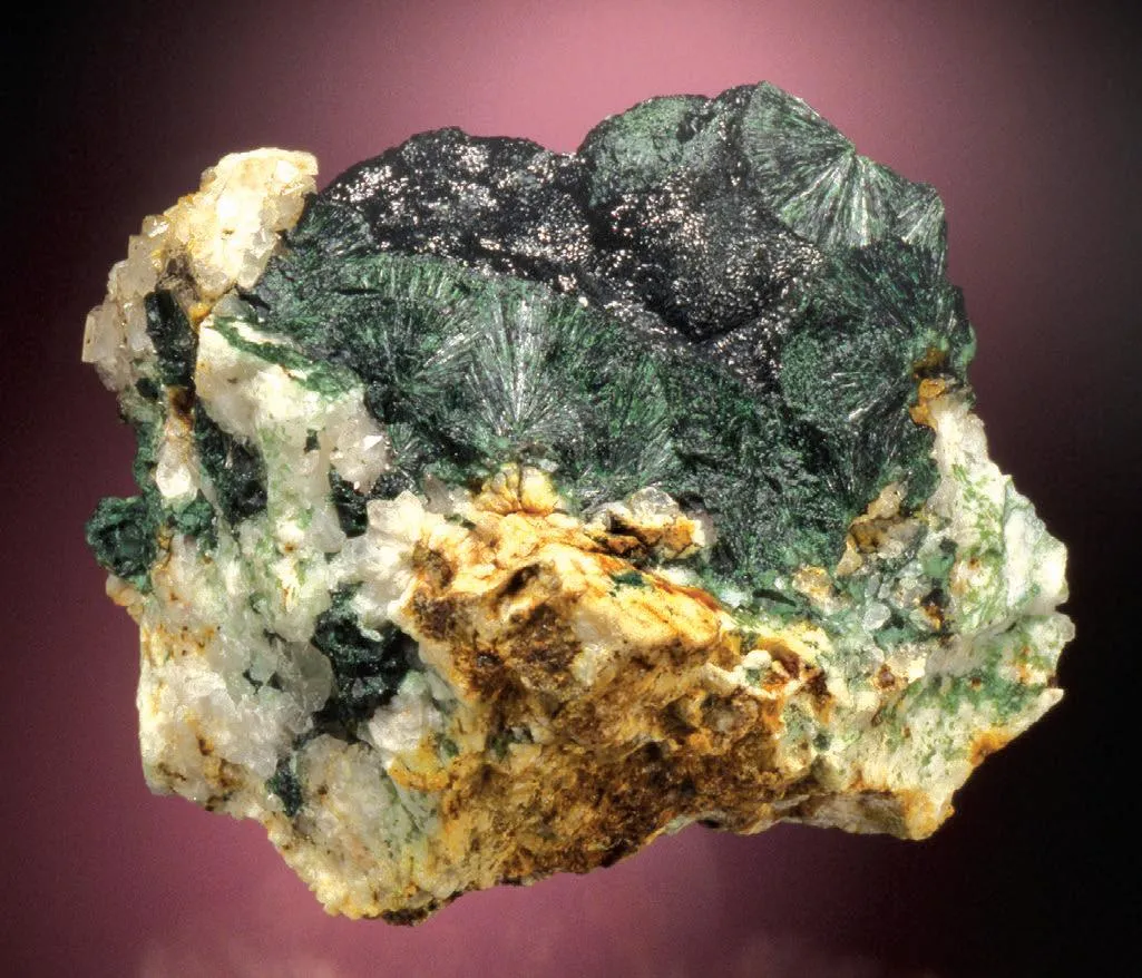 Olivenite, Quartz - image 1