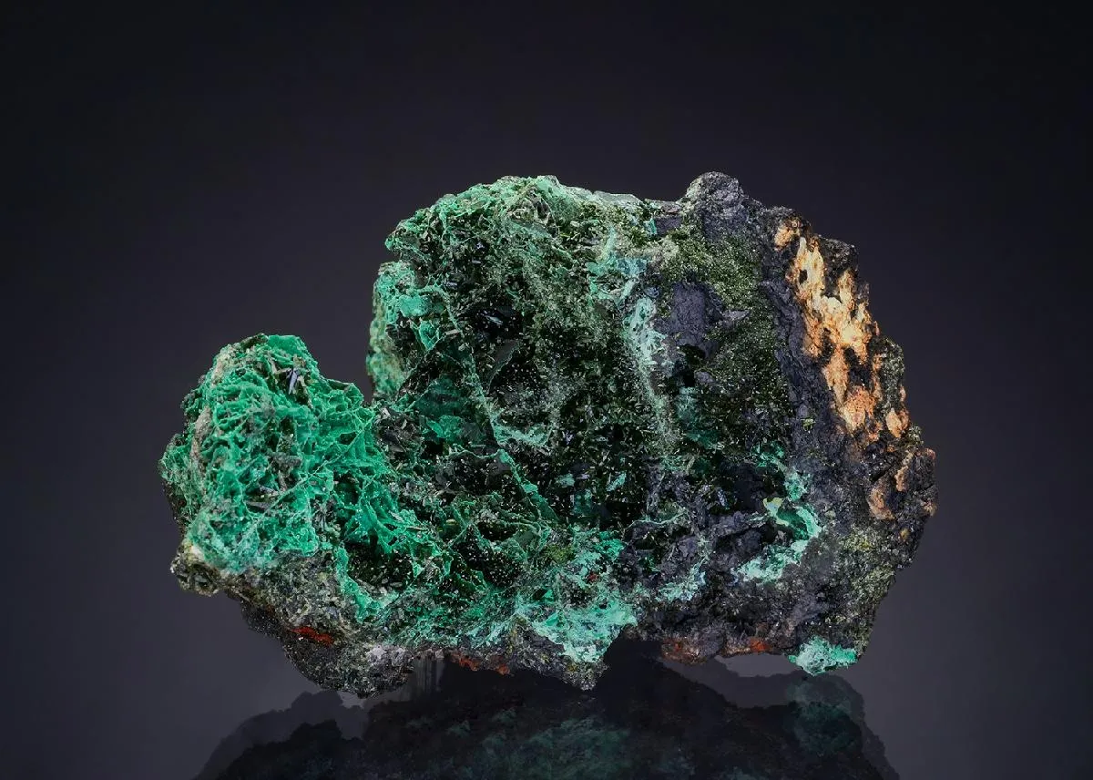 Olivenite with CORNWALLITE - image 1