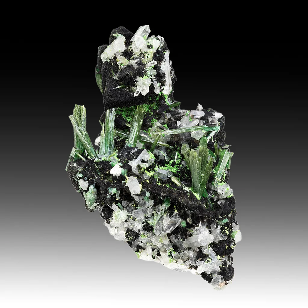 Olivenite with Quartz image
