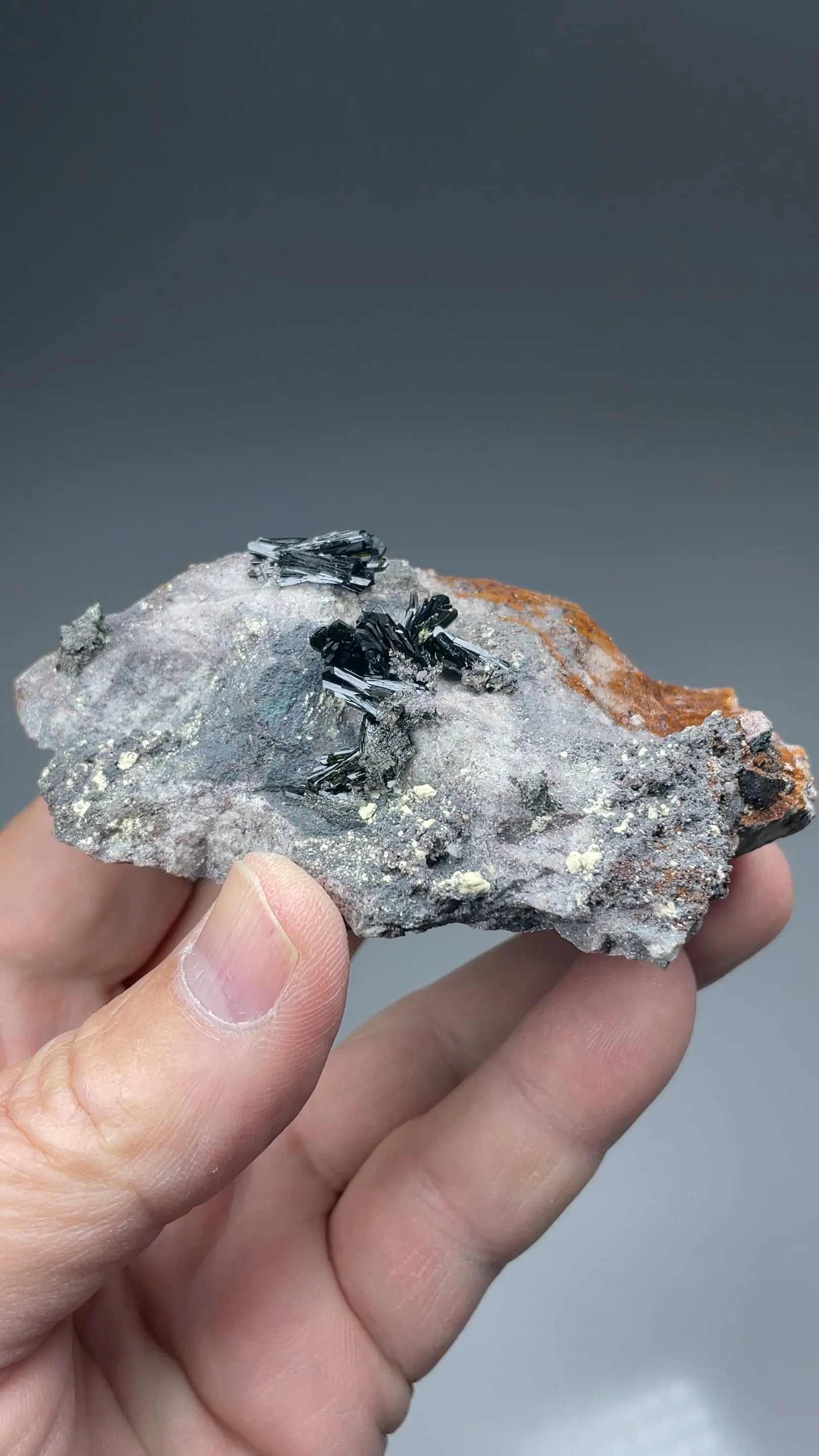 Olivenite with Quartz, Hydroniumjarosite - image 2