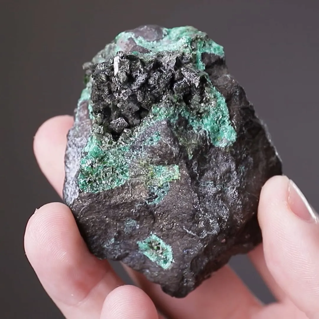 Olivenite with Zincolivenite - image 2