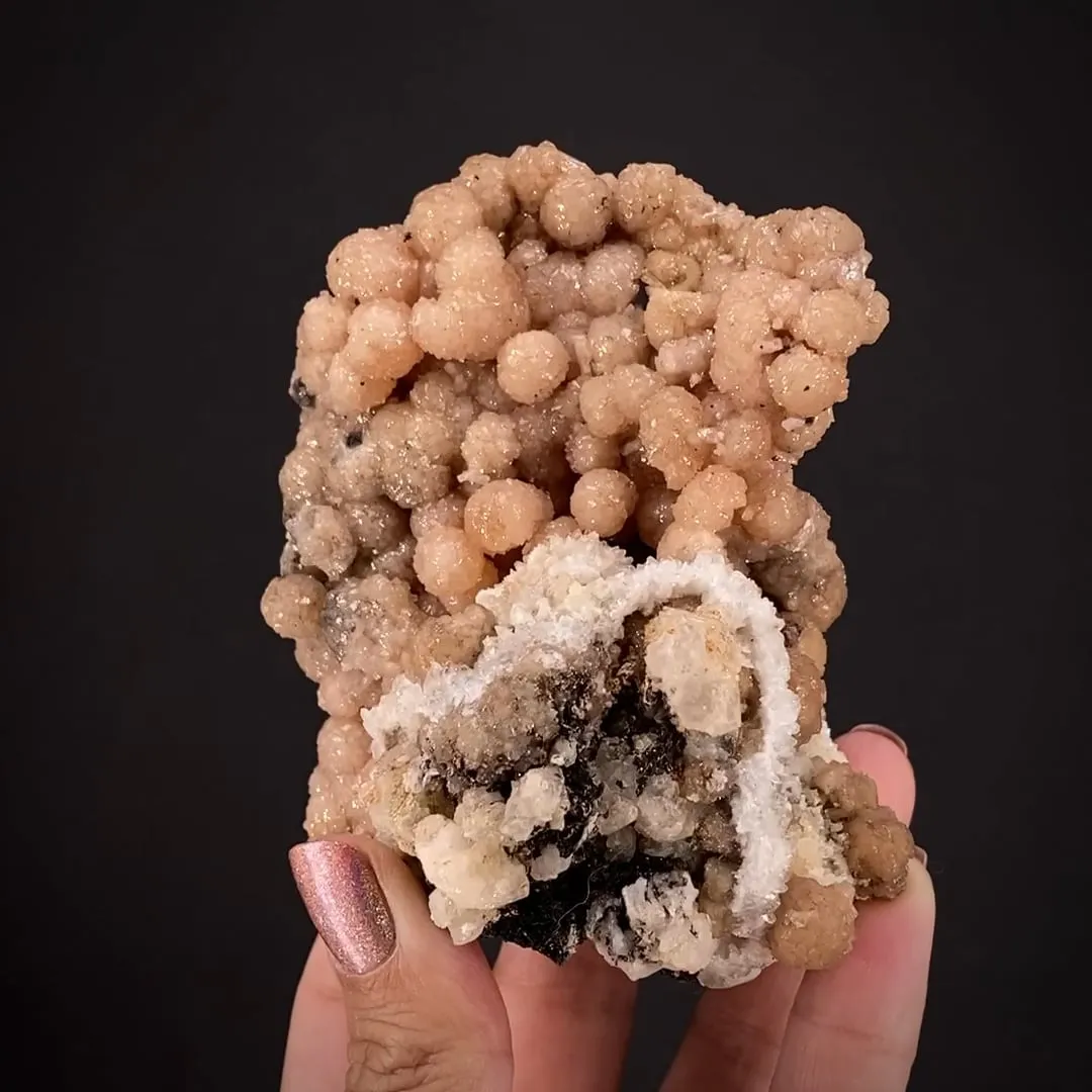 Olmiite on Calcite - image 2