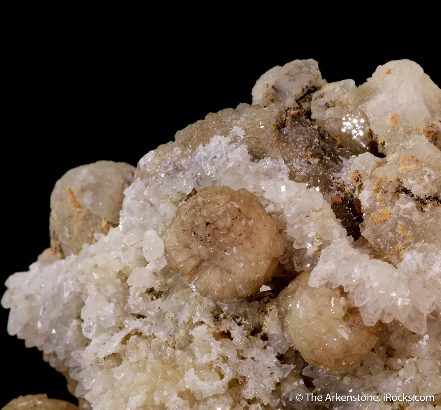 Olmiite on Calcite - image 7