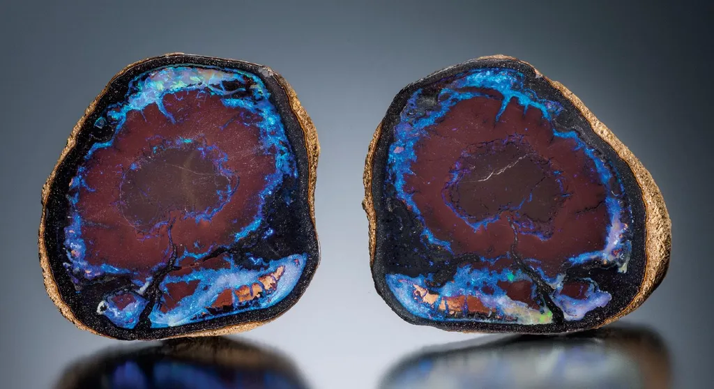 Opal and ironstone “Yowah nut” concretion image