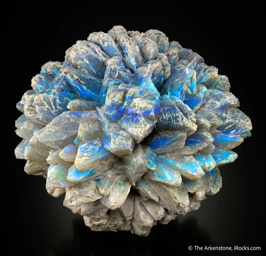 Opal ps. Calcite ps. Ikaite image