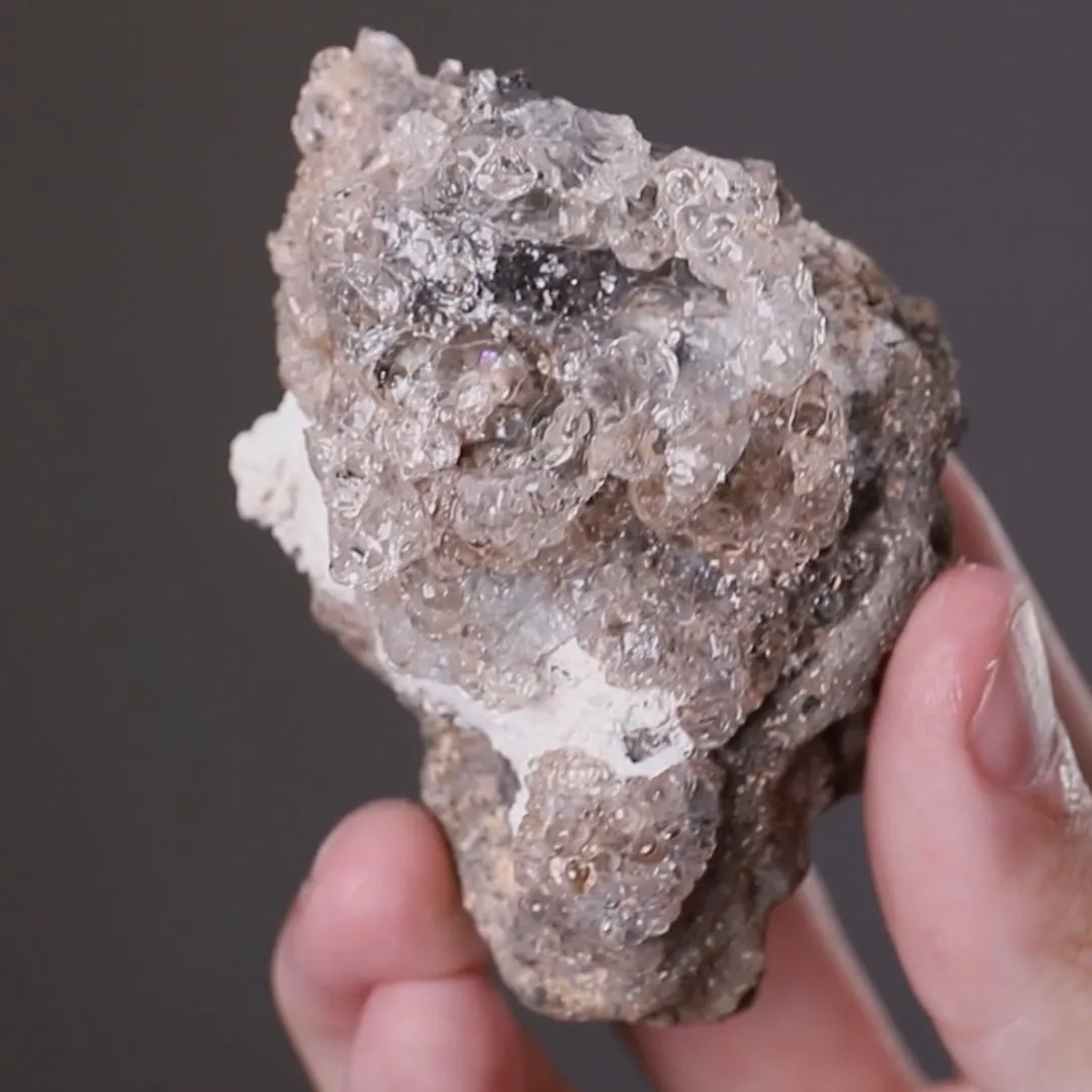 Opal var HYALITE with CO3 rich Fluorapatite - image 2