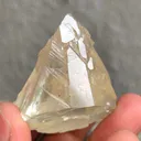 Optical Yellow Calcite with Rare Face - image 4