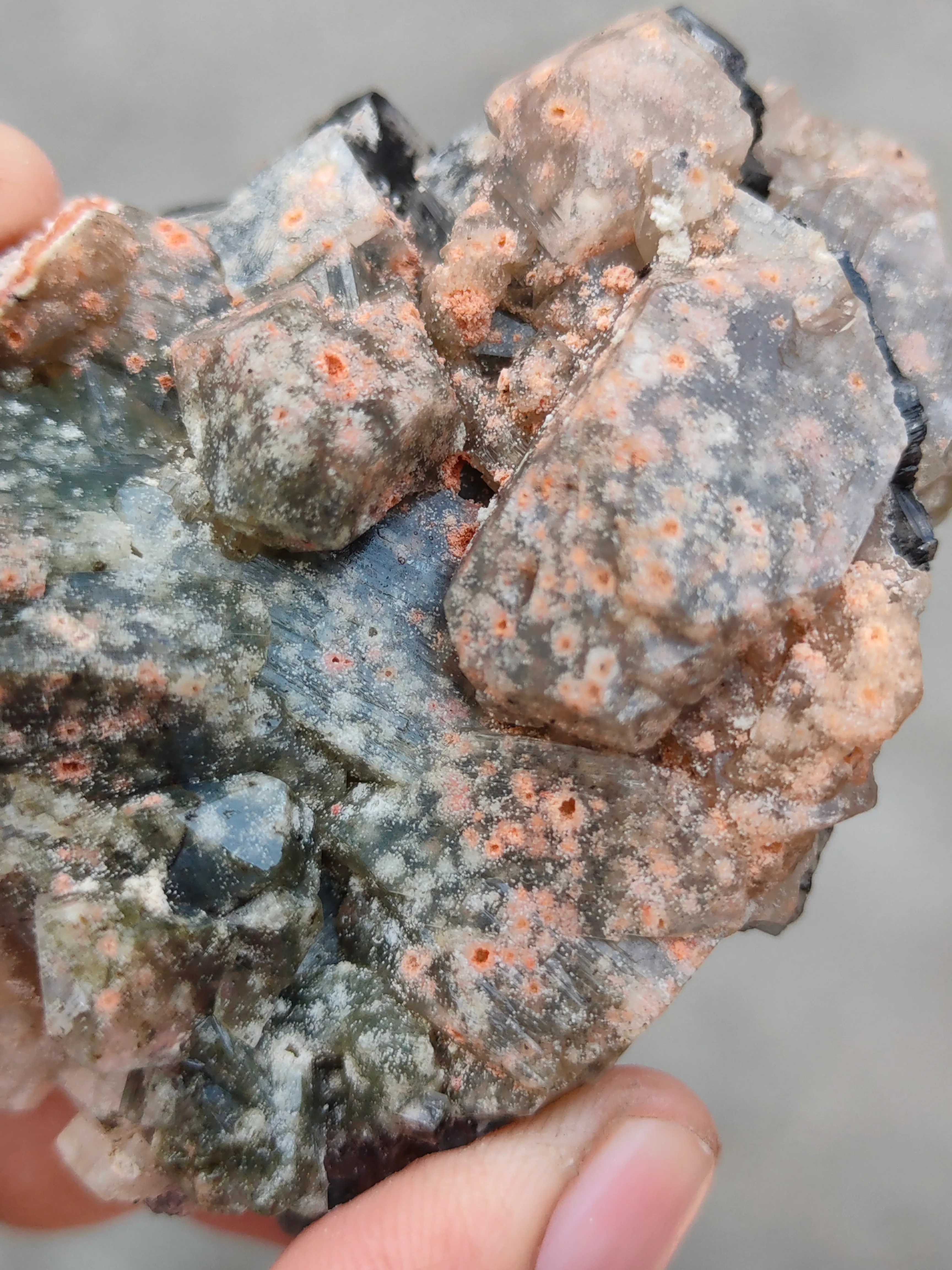 Orange and Green Apophyllite - image 4