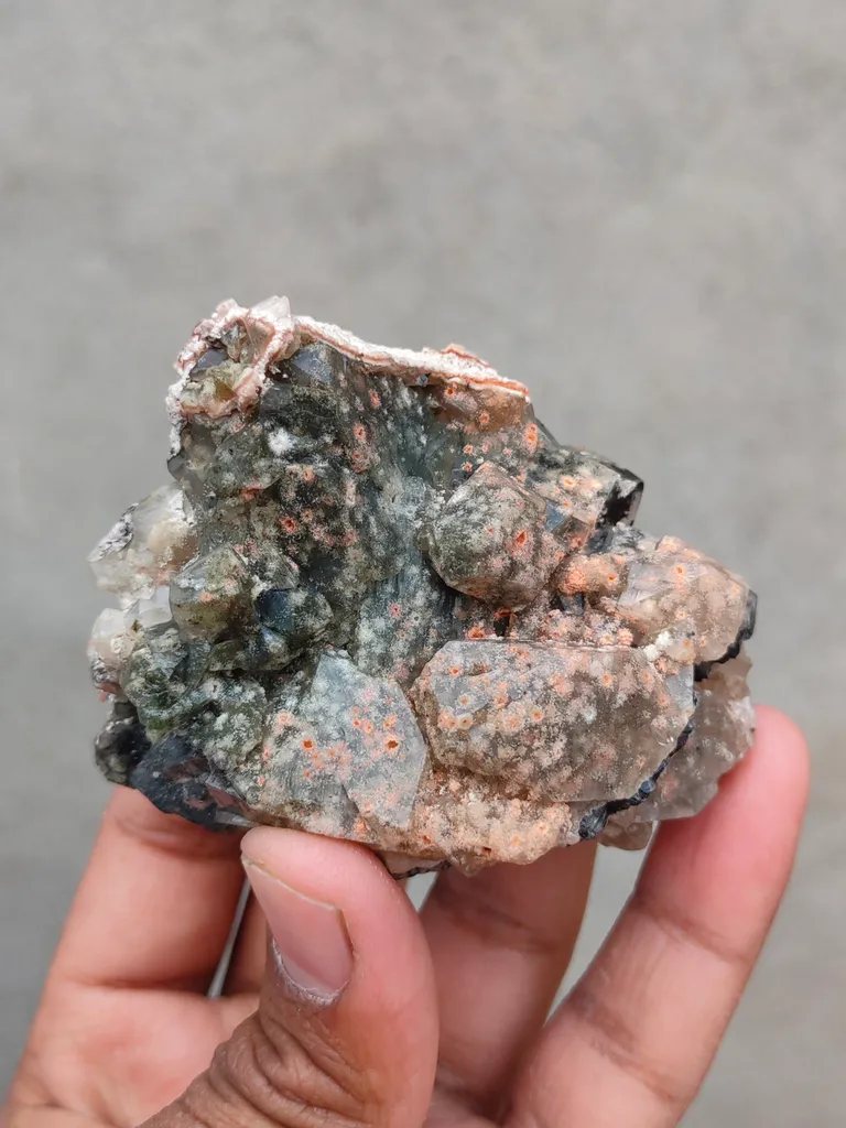 Orange and Green Apophyllite - image 2