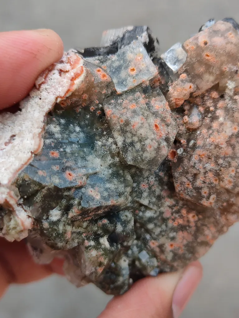 Orange and Green Apophyllite - image 5