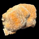 Orange Botryoidal Thomsonite with Needle Mesolite & Calcite – Indian Zeolite Mineral Specimen from Madhya Pradesh - image 4