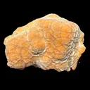 Orange Botryoidal Thomsonite with Needle Mesolite & Calcite – Indian Zeolite Mineral Specimen from Madhya Pradesh - image 1
