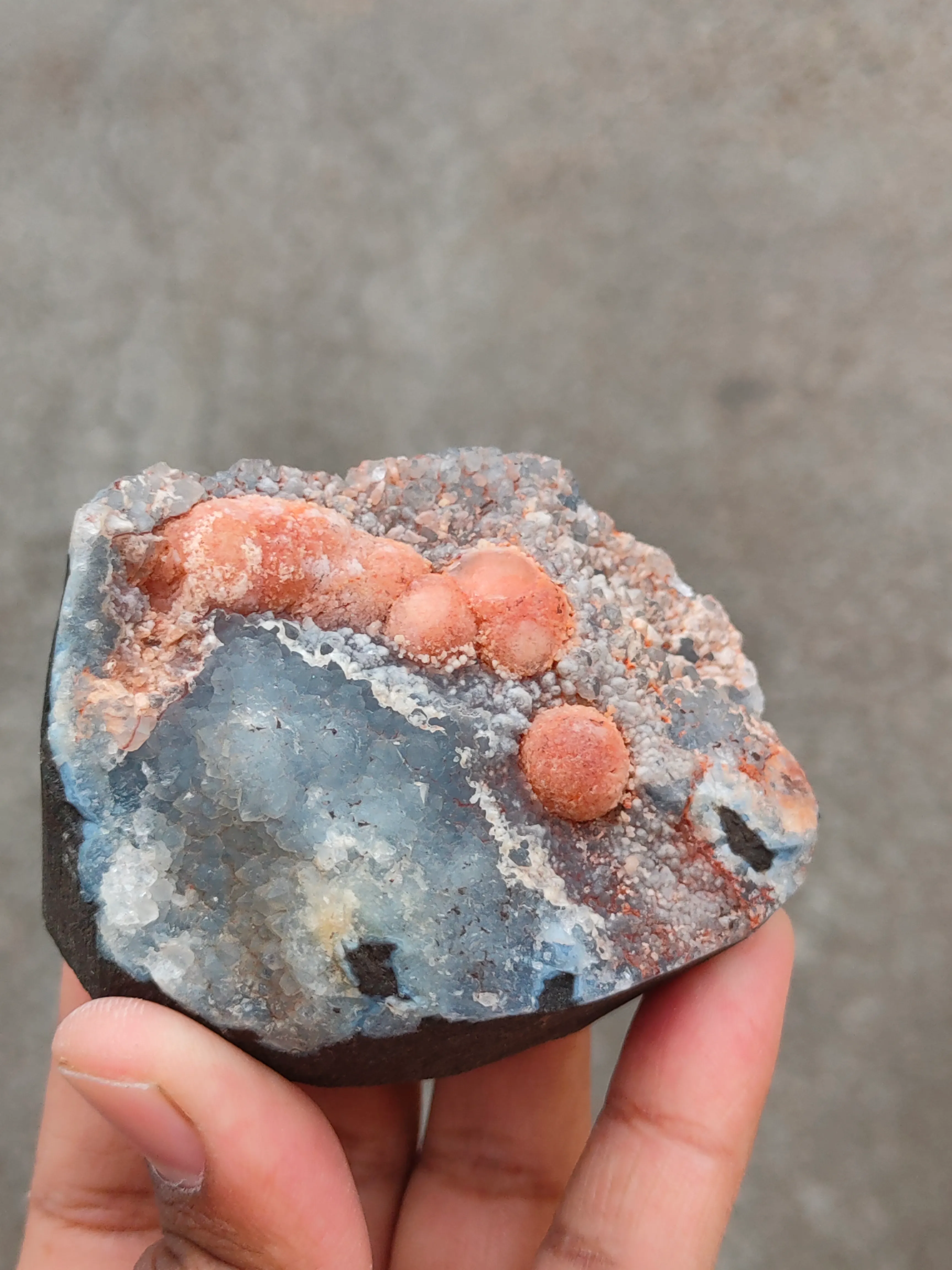 Orange Fluorite o Blue Quartz - image 4