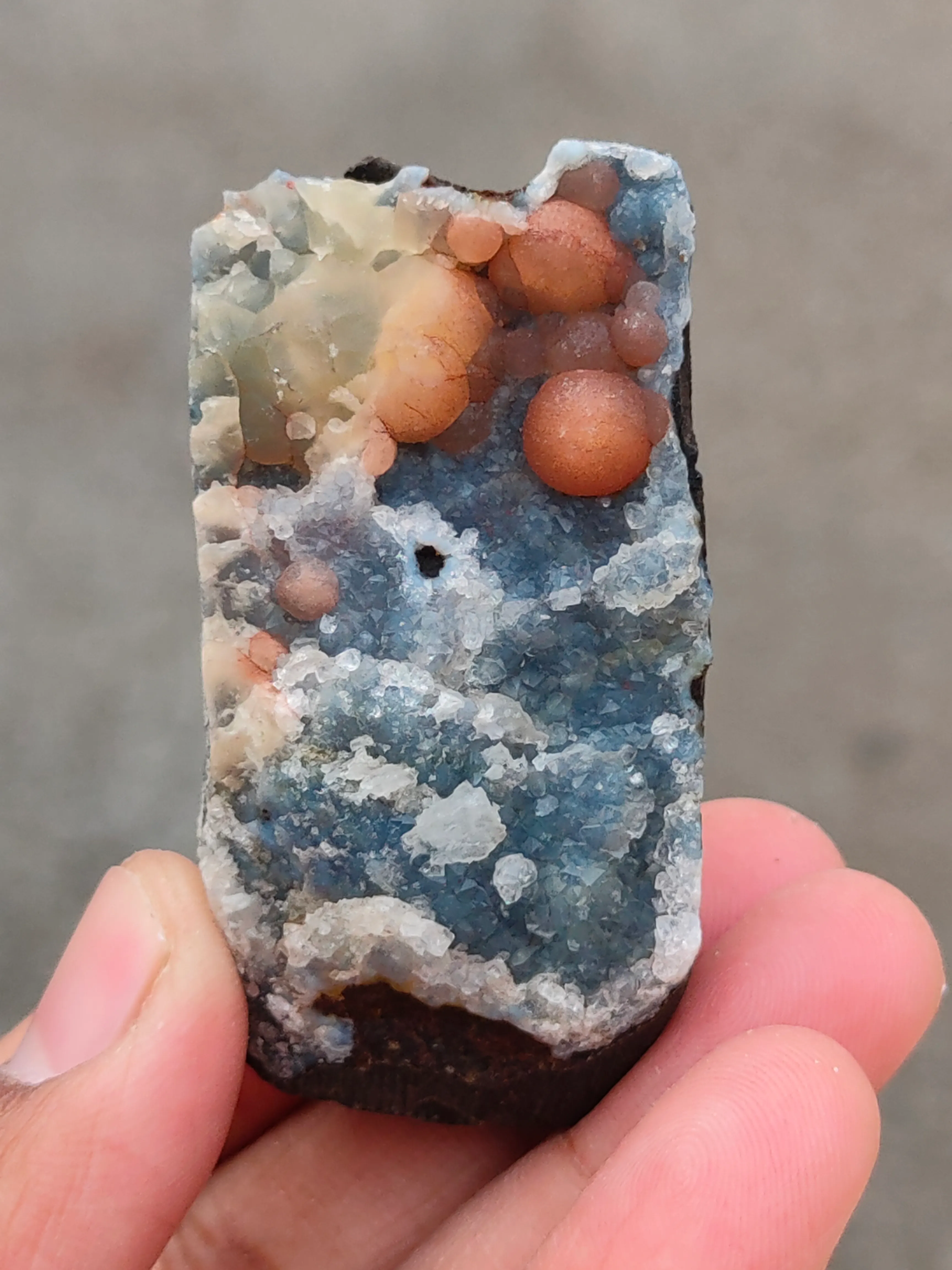 Orange Fluorite o Blue Quartz - image 3