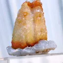 Orange Hematite on Coated Calcite with Druzy Quartz - image 6